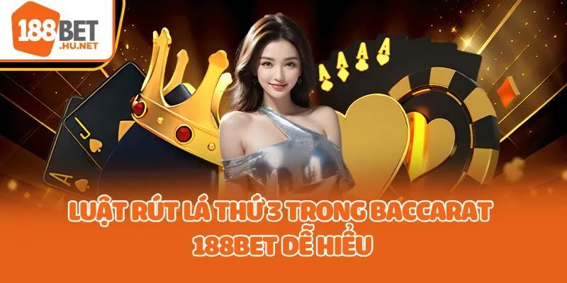 Luật rút lá thứ 3 trong Baccarat 188bet dễ hiểu